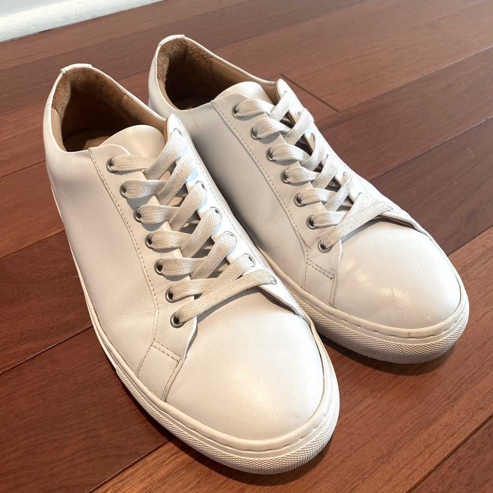 White Leather Sneaker - Thursday Boots